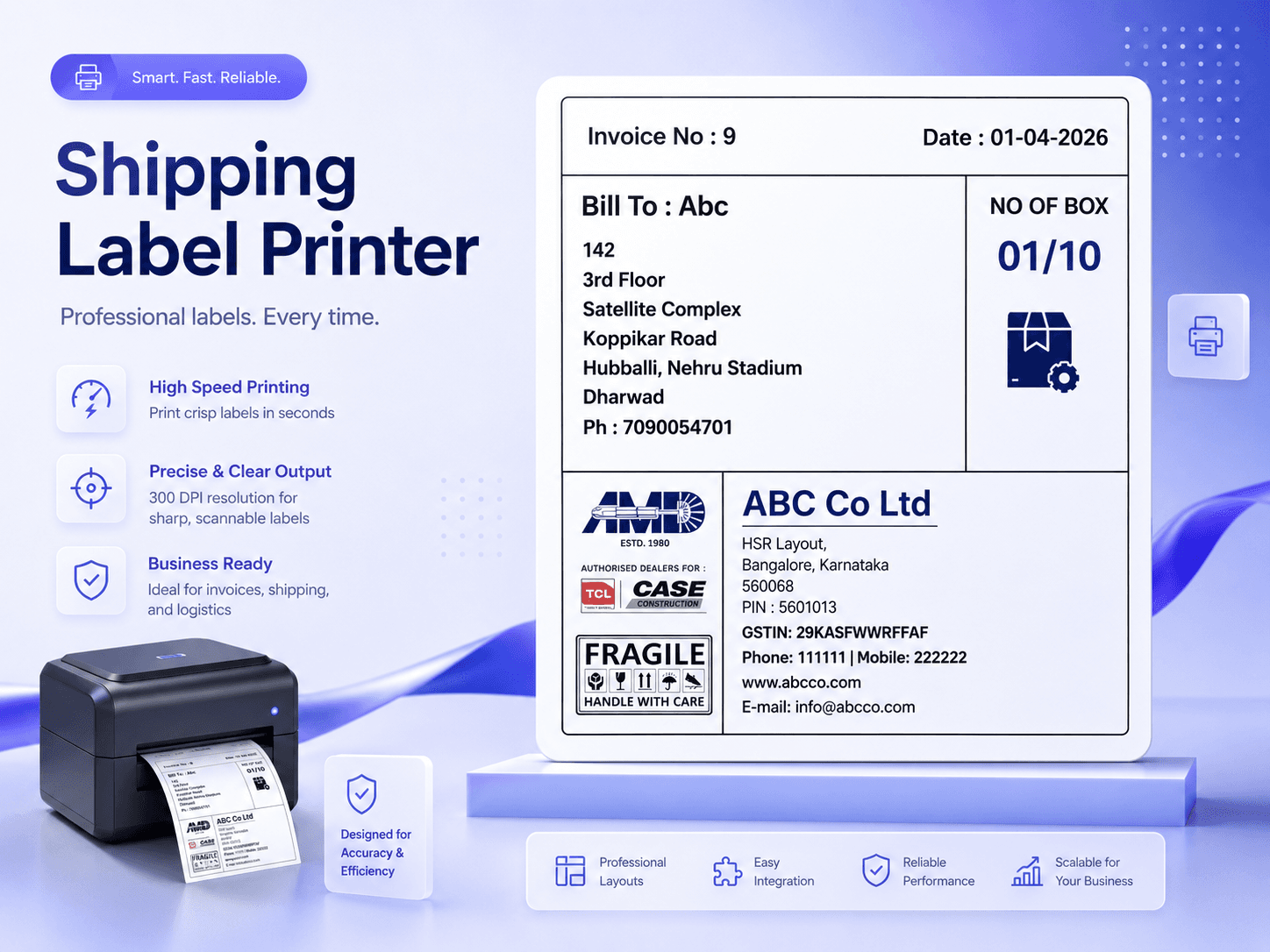 Shipping Label Printer product preview